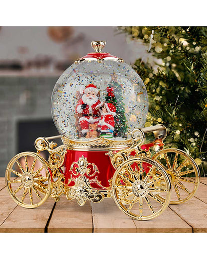Christmas Swirl Musical Royal Carriage USB 21cm