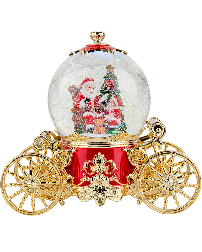 Christmas Swirl Musical Royal Carriage USB 21cm