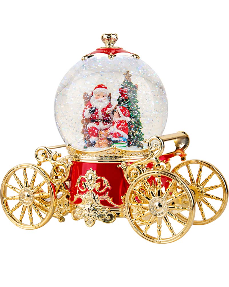 Christmas Swirl Musical Royal Carriage USB 21cm