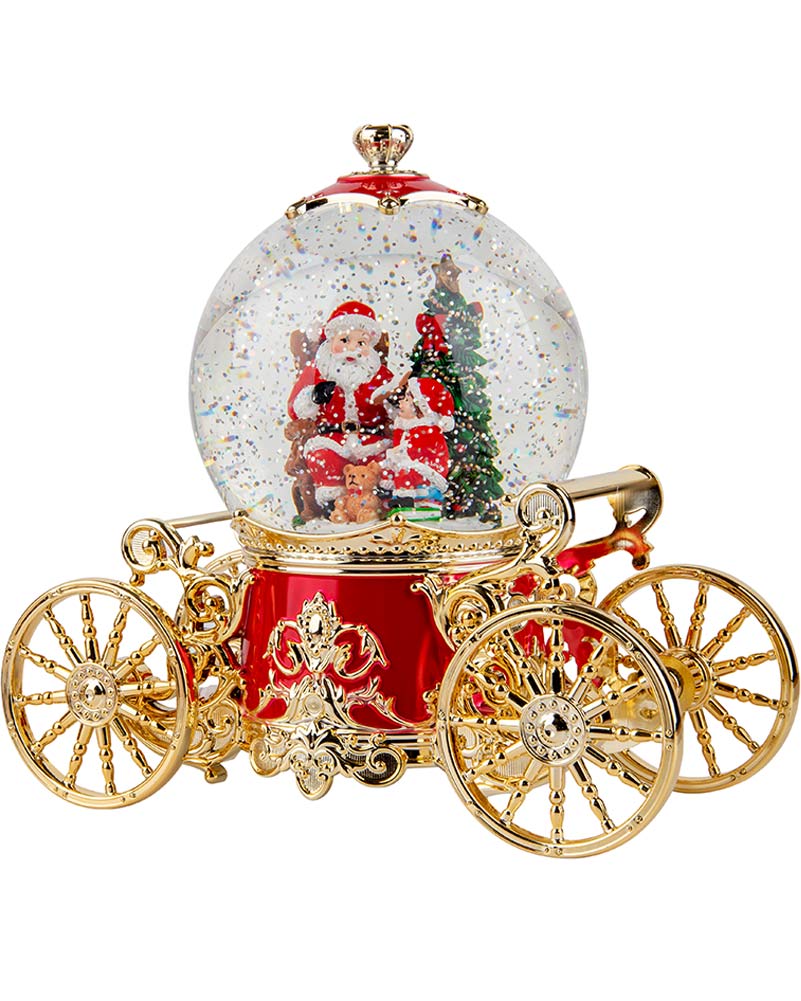 Christmas Swirl Musical Royal Carriage USB 21cm
