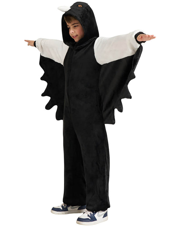 Swooping Magpie Full Body Deluxe Kids Costume