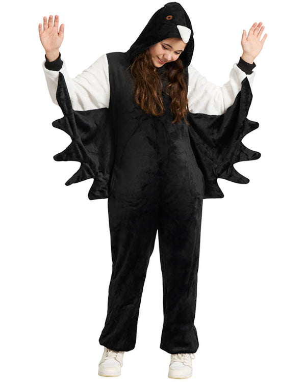 Swooping Magpie Full Body Deluxe Kids Costume