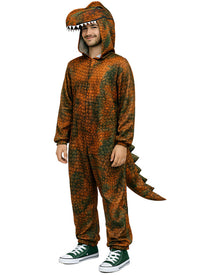 T-Rex Brown Dinosaur Adult Costume