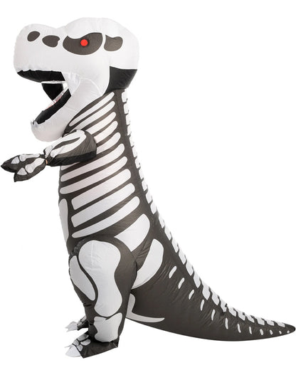 T-Rex Skeleton Inflatable Adult Costume