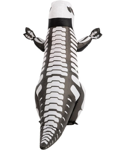 T-Rex Skeleton Inflatable Adult Costume