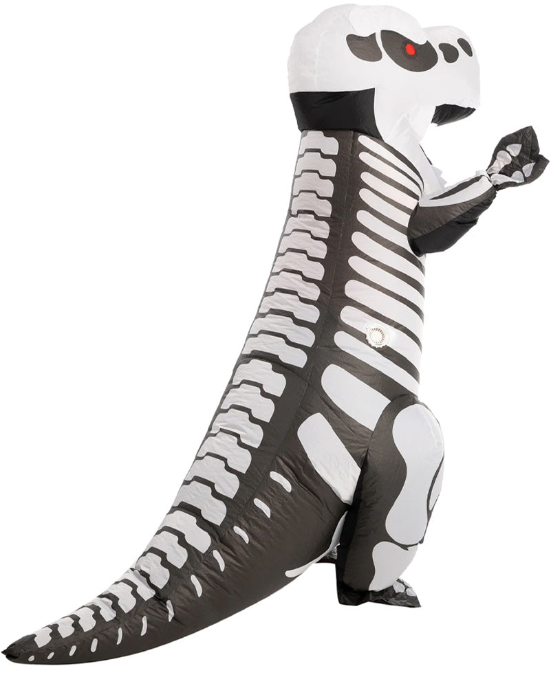 T-Rex Skeleton Inflatable Adult Costume