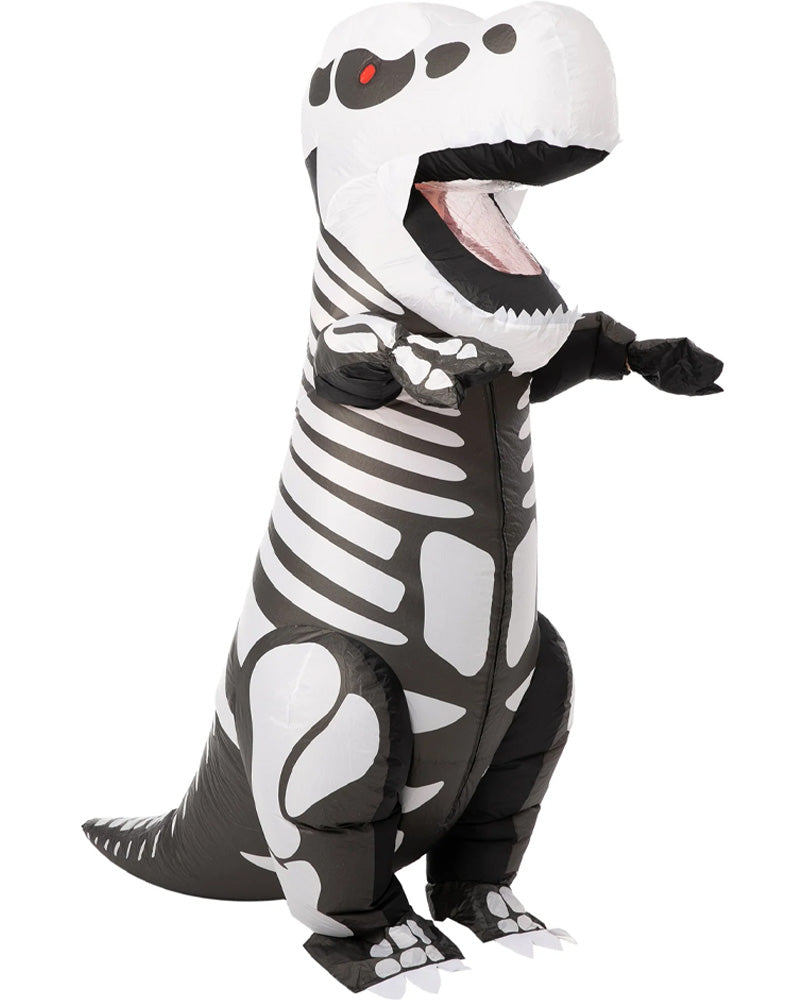 T-Rex Skeleton Inflatable Adult Costume