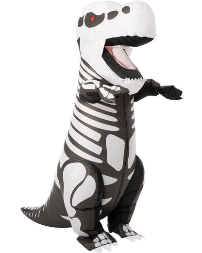 T-Rex Skeleton Inflatable Adult Costume