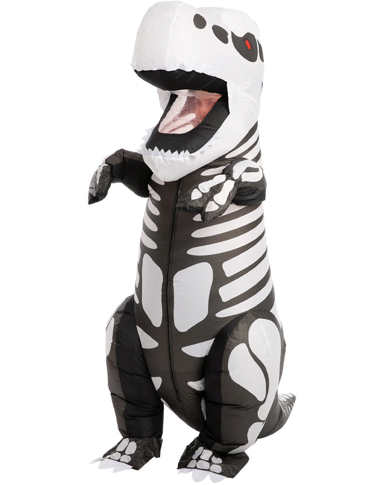 T-Rex Skeleton Inflatable Adult Costume