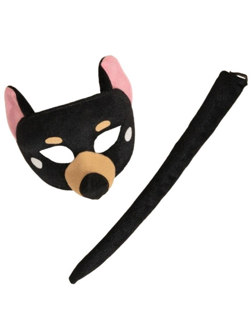 Tassie Devil Deluxe Mask and Tail Set