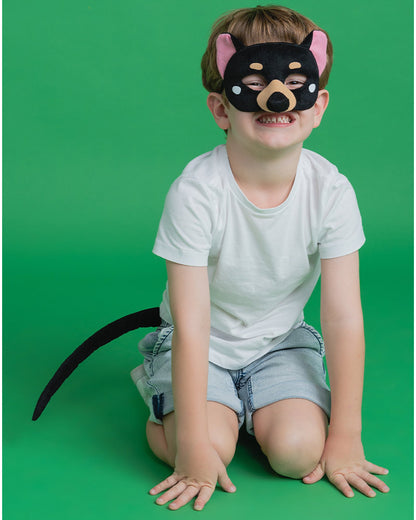 Tassie Devil Deluxe Mask and Tail Set