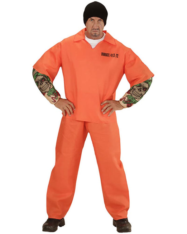 Tattooed Convict Mens Costume