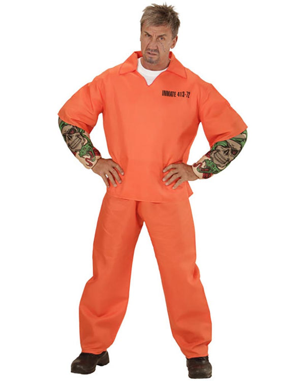 Tattooed Convict Mens Costume