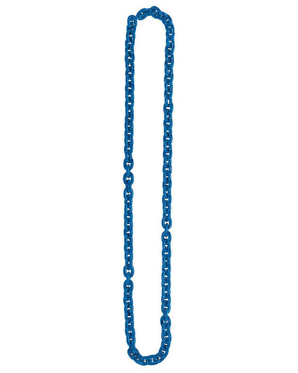 Team Spirit Blue Chain Link Necklace