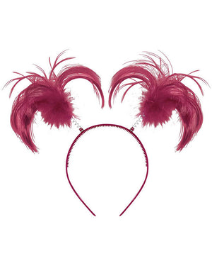 Team Spirit Burgundy Ponytail Headbopper