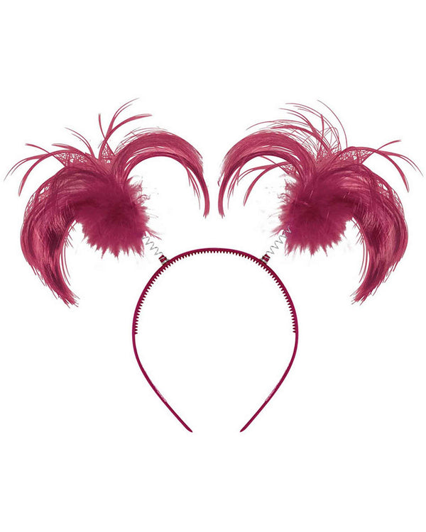 Team Spirit Burgundy Ponytail Headbopper