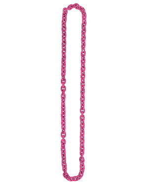 Team Spirit Pink Chain Link Necklace