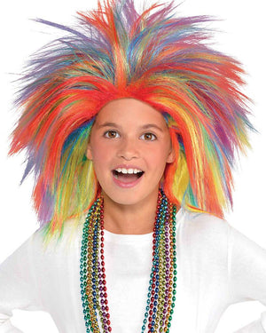 Team Spirit Rainbow Crazy Wig