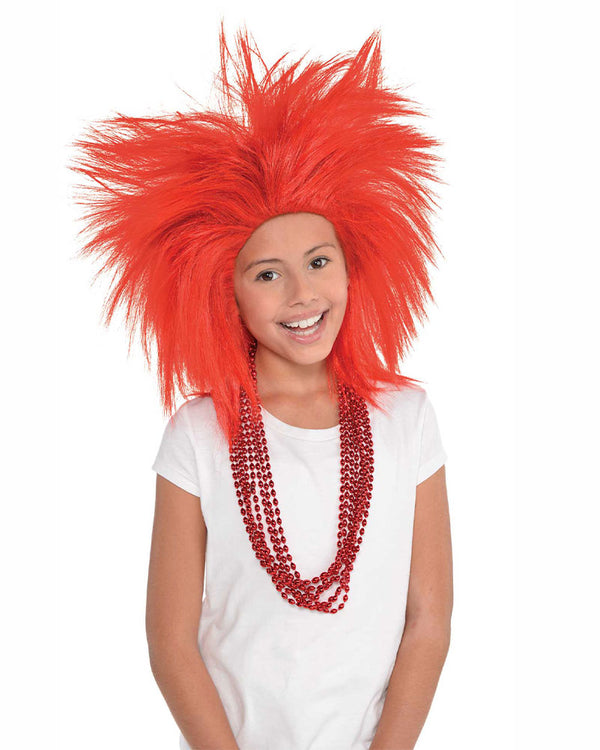 Team Spirit Red Crazy Wig