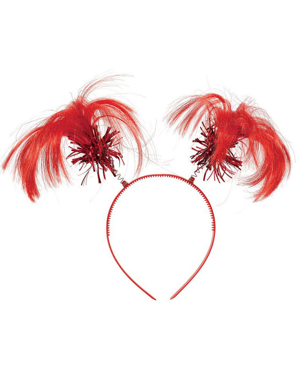 Team Spirit Red Ponytail Headbopper