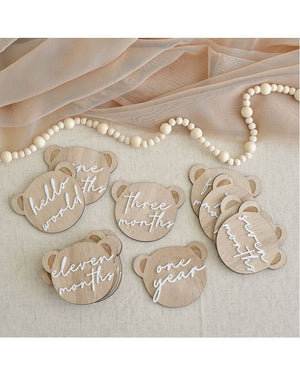Teddy Bear Baby Milestone Signs Pack of 13