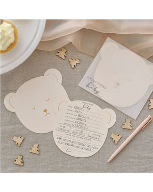 Teddy Bear Baby Shower Advice Cards Pack of 10