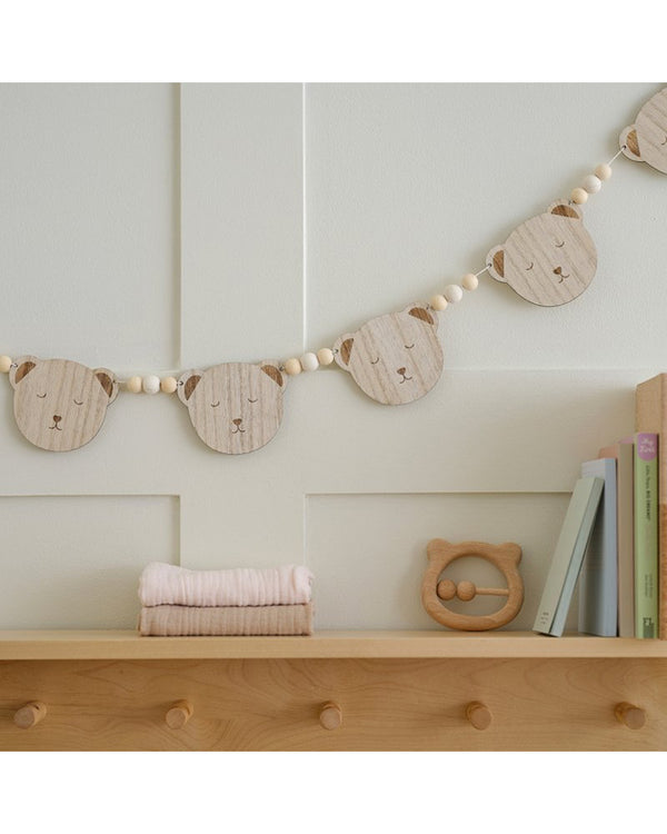 Teddy Bear Wooden Bunting 1.5m