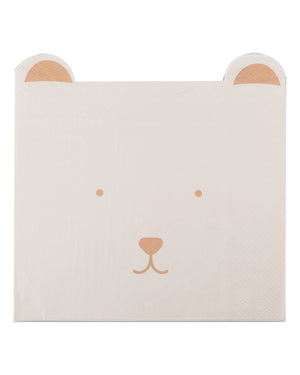 Teddy Bear Napkins Pack of 16