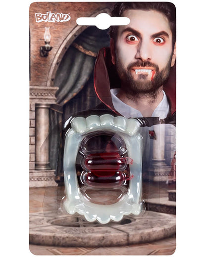 Vampire Teeth with Fake Blood Set For Halloween