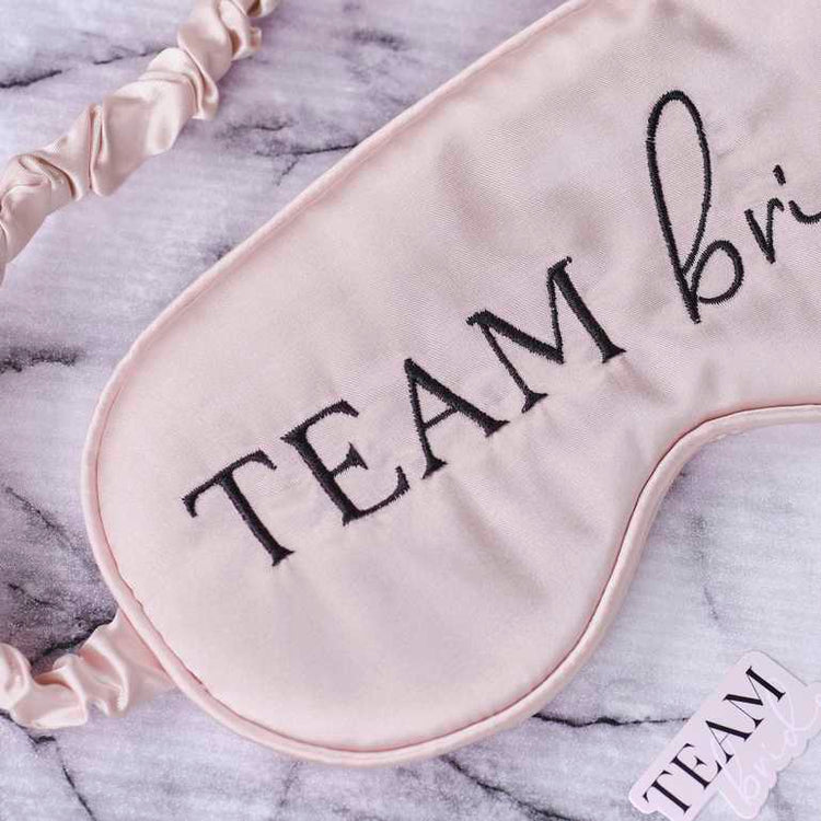 Future Mrs Pink Team Bride Sleep Mask