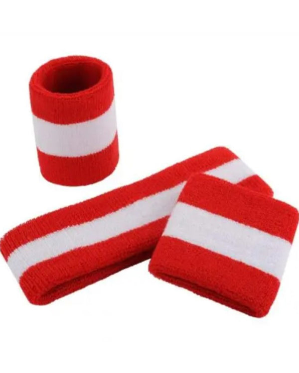 That 70S Christmas Sweatband Pack of 2