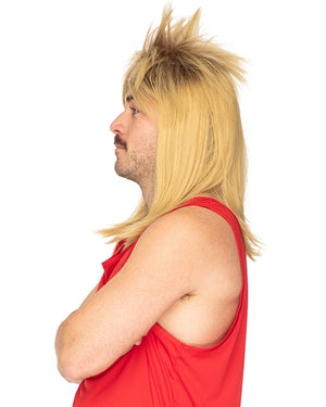 The Cappa 80s Deluxe Super Mullet Wig