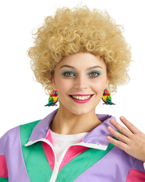 The Foxy Bogan Deluxe Wig and Earrings Set