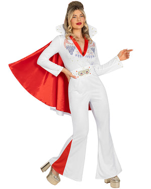 The King Jumpsuit Womens Costume