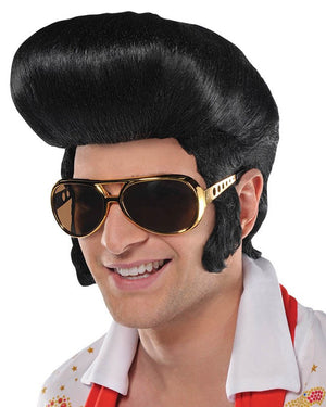 The King Black Wig