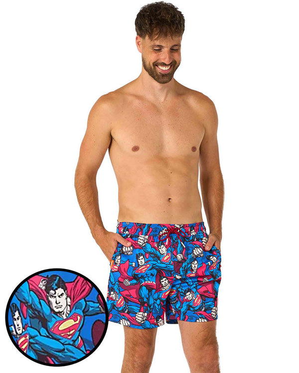 The Man of Steel Opposuit Mens Swim Shorts