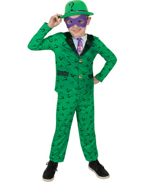 The Riddler Deluxe Boys Costume