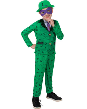 The Riddler Deluxe Boys Costume