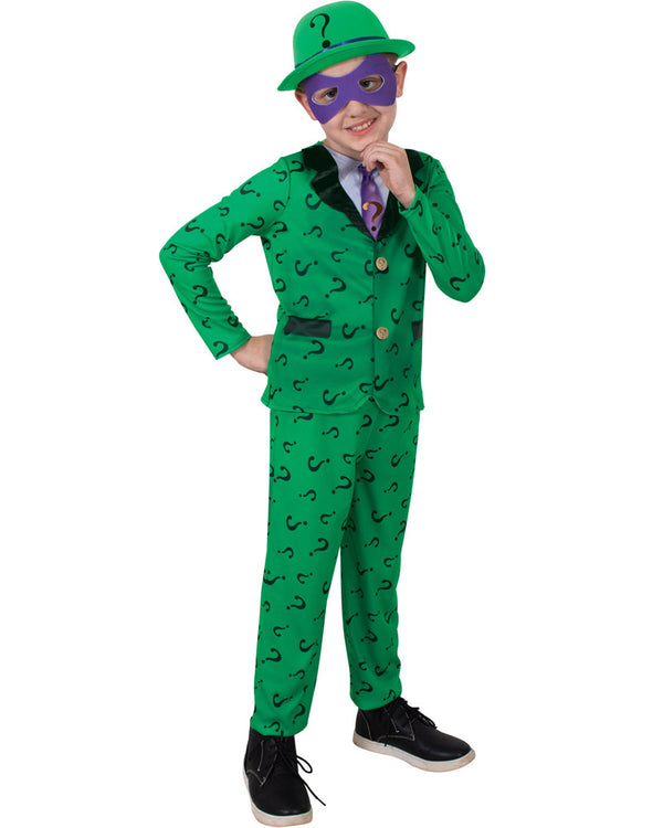The Riddler Deluxe Boys Costume