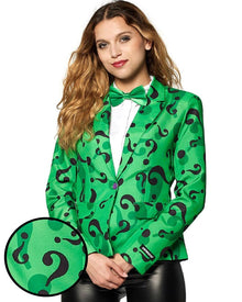 The Riddler Womens Halloween Suitmeister  Jacket