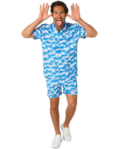 The Smurfs Opposuit Mens Swim Suit