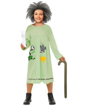 The Twits Mrs Twit Girls Costume 3-4 Years