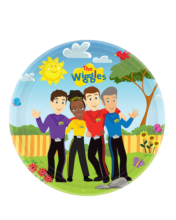 The Wiggles 23cm Paper Plates Pack of 8