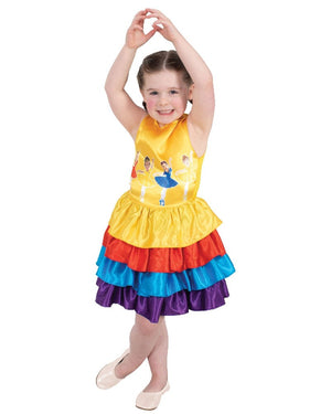 The Wiggles Ballerina Multi-Coloured Girls Costume