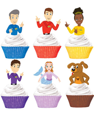 The Wiggles Party Cupcake and Picks Pack of 12