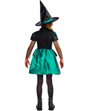 The Wizard Of Oz Wicked Witch Deluxe Girls Costume