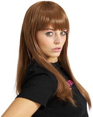 The Hornbag and Shazza Deluxe Wig Iron On and Netball Bib Kit