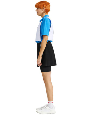 The Hornbag and Shazza Deluxe Wig Iron On and Netball Bib Kit