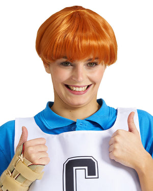 The Hornbag and Shazza Deluxe Wig Iron On and Netball Bib Kit