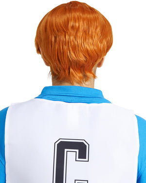 Shazza Deluxe Wig and Netball Bib Set